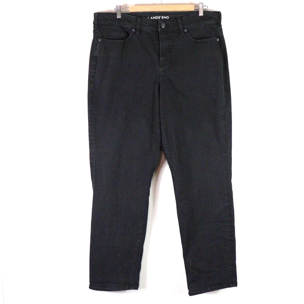 Lands' End Mid Rise True Straight Jean size 18W